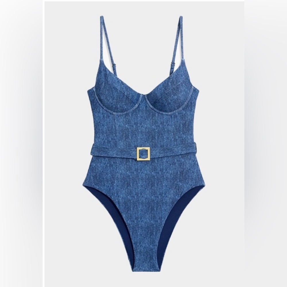 WeWoreWhat💙Danielle One-Piece Denim💙